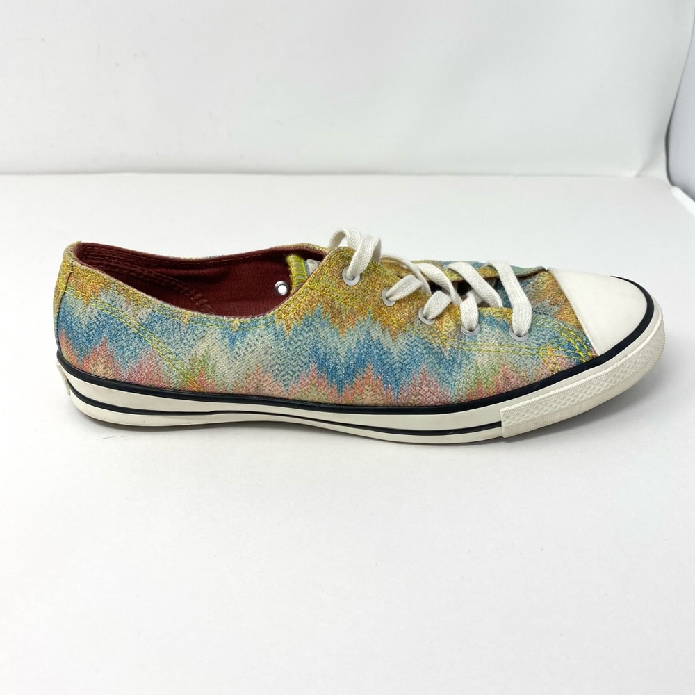 Converse All Star Missoni Blue Pink Glitter Size 7 - Picture 3 of 9